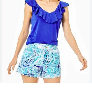 Lilly Pulitzer Kellar Shorts 14 Blue